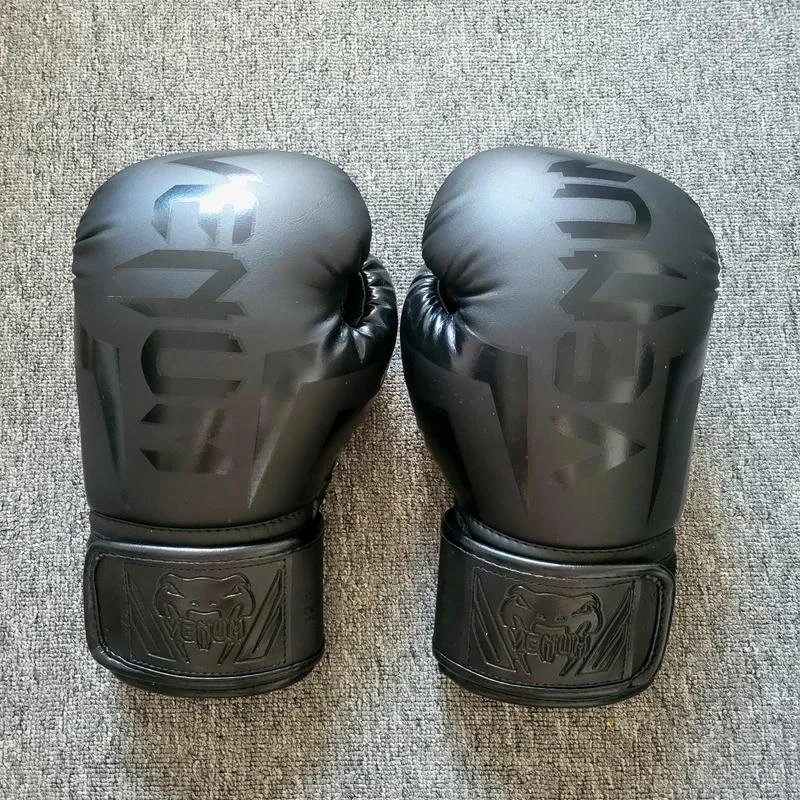 Gants de Boxe Venum 12 oz Noir Mat + Sac Boxing Shop + Désodorisants Elion Odor – photo 4